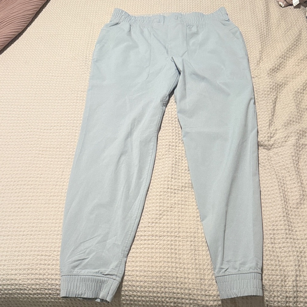 lululemon athletica ABC Wovenair Light Gray Joggers